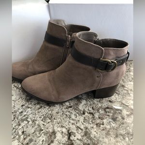 Brown Booties with Buckle
